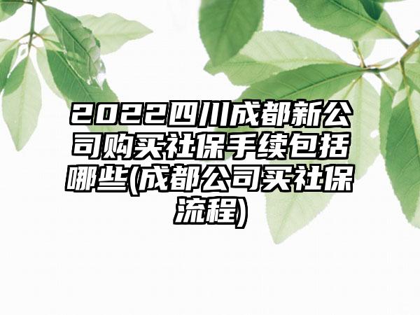 2022四川成都新公司