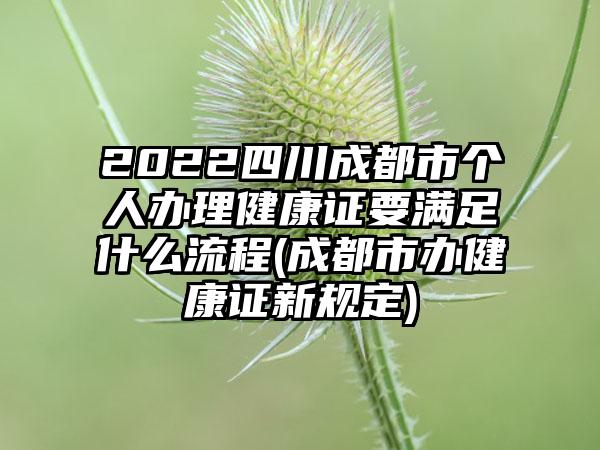 2022四川成都市个人